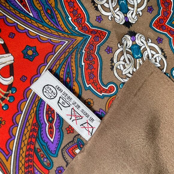 Vintage Christian Dior Silk Paisley Scarf - Picture 12 of 13
